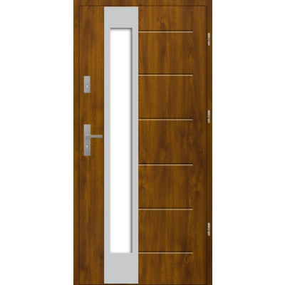 Drzwi S37 T41 INOX Złoty Dąb 55 mm